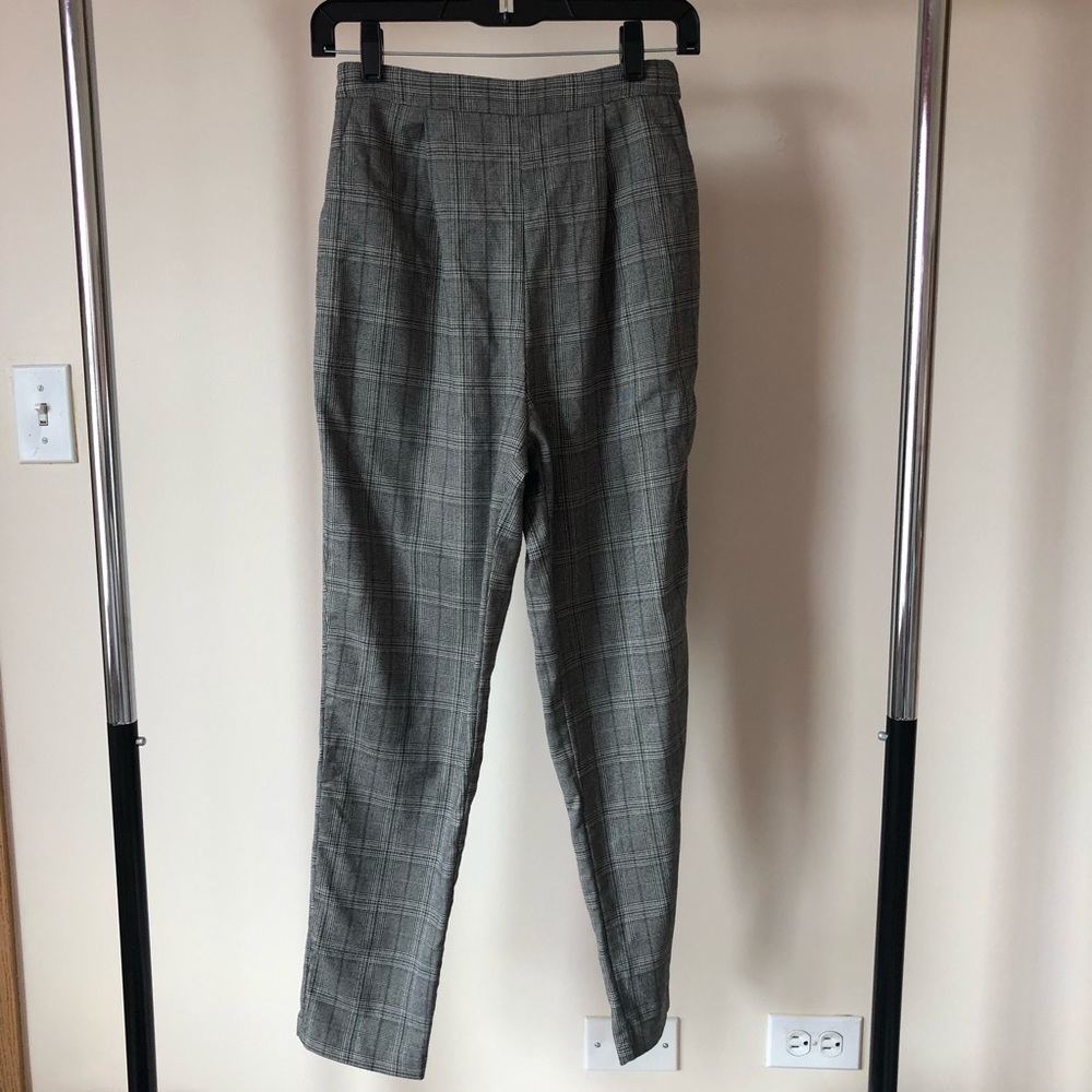 Forever21 Glen Plaid/Check Print Trousers